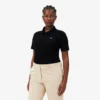 Damen-Poloshirt L.12.D Slim Fit aus gerippter Baumwolle