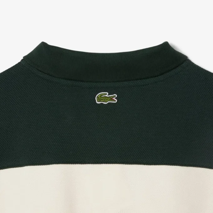 Damen-Poloshirt „Made in France“ in Slim Fit mit Streifen