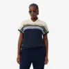 Damen-Poloshirt „Made in France“ in Slim Fit mit Streifen
