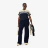 Damen-Poloshirt „Made in France“ in Slim Fit mit Streifen