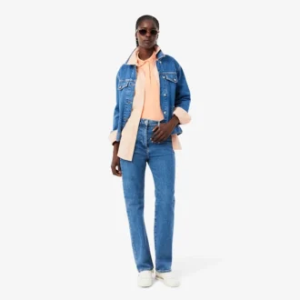 Damen-Poloshirt mit schmaler Passform und Zierdetails L.12.D