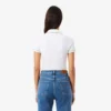 Damen-Poloshirt mit schmaler Passform und Zierdetails L.12.D