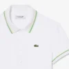 Damen-Poloshirt mit schmaler Passform und Zierdetails L.12.D