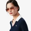 Damen-Poloshirt mit Slim-Fit-Passform und Zierdetails, langärmelig