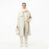 Damen-Pullover aus Wolle mit Moosmaschenmuster in Relaxed Fit