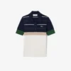 Damen-Pullover mit gestreiftem Poloshirt-Kragen, hergestellt in Frankreich