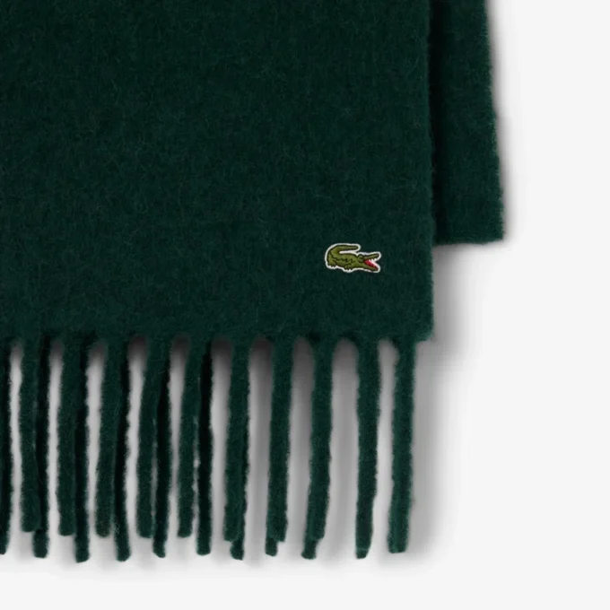 Damen-Schal aus Alpaka-Blend mit Fransen