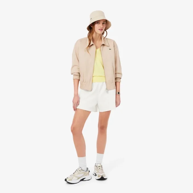 Damen-Shorts aus Double-Face-Piqué