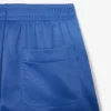Damen-Shorts aus Satin-Jersey mit Pointelle-Streifen