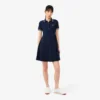 Damen-Skaterkleid mit Stretch-Poloshirt-Kragen