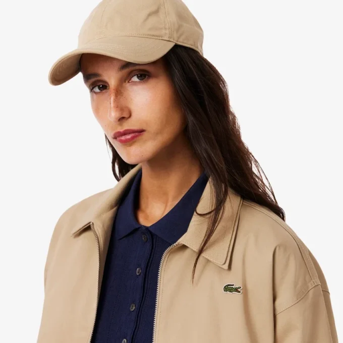 Damen-Stretchjacke mit doppeltem Kragen