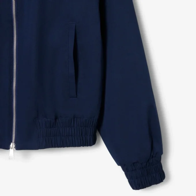 Damen-Stretchjacke mit doppeltem Kragen