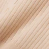 Damen-Strickjacke aus Merinowolle mit Rippstrick