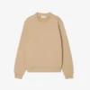 Damen-Sweatshirt aus Baumwolle mit geprägtem Logo