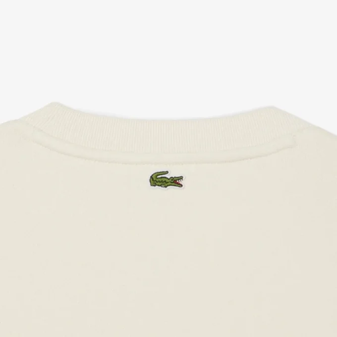 Damen-Sweatshirt aus Baumwolle mit geprägtem Logo