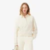Damen-Sweatshirt mit Poloshirt-Kragen