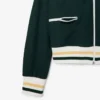 Damen-Sweatshirt mit Reißverschluss und Streifenakzenten