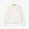 Damen-Sweatshirt mit Rundhalsausschnitt aus Piqué
