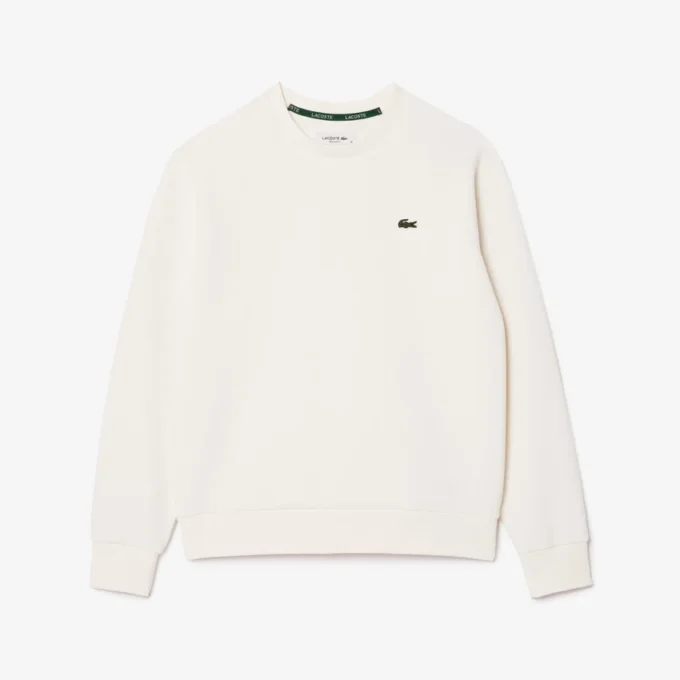 Damen-Sweatshirt mit Rundhalsausschnitt aus Piqué