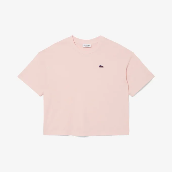 Damen-T-Shirt „Landscape Crocodile“ in lockerer Passform