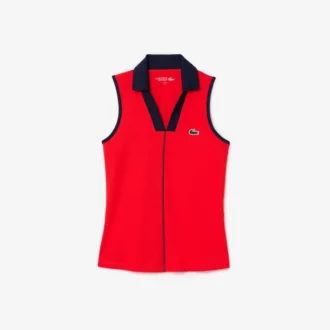 Damen-Tennis-Poloshirt mit schmaler Passform und Ultra Dry-Technologie