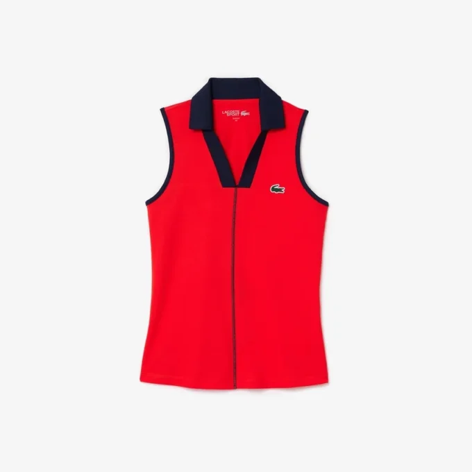 Damen-Tennis-Poloshirt mit schmaler Passform und Ultra Dry-Technologie