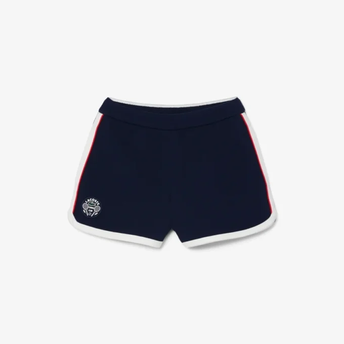 Damen-Tennis-Shorts aus Stretch-Piqué im Heritage-Stil
