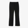 Damenhose mit hoher Taille und ausgestelltem Bein