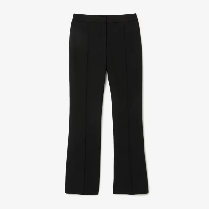 Damenhose mit hoher Taille und ausgestelltem Bein