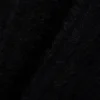 Damenkleid mit Polo-Kragen aus flauschigem Rippstrick