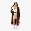 Doppelreihiger Wollmantel für Damen