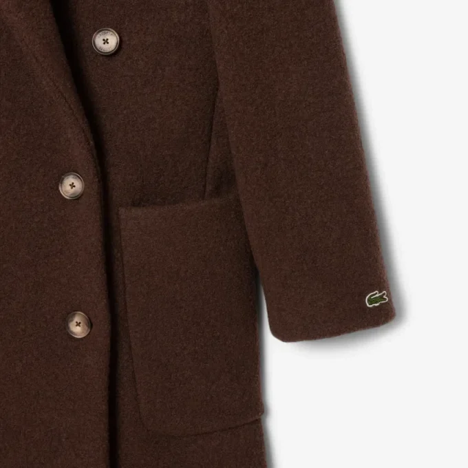 Doppelreihiger Wollmantel für Damen