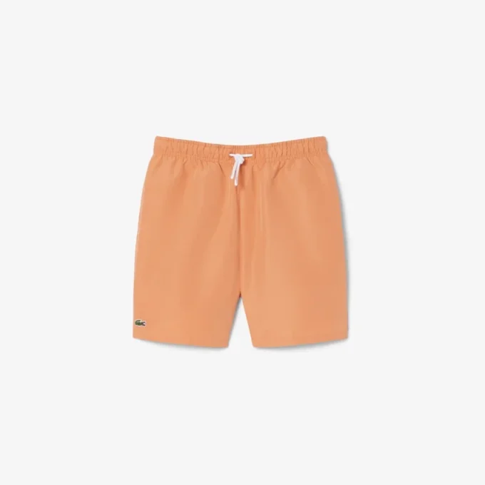 Einfarbige, gefütterte Retroshorts
