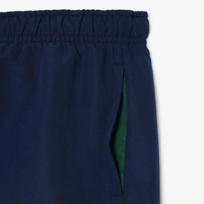 Einfarbige, gefütterte Retroshorts