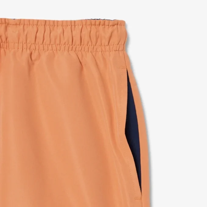 Einfarbige, gefütterte Retroshorts