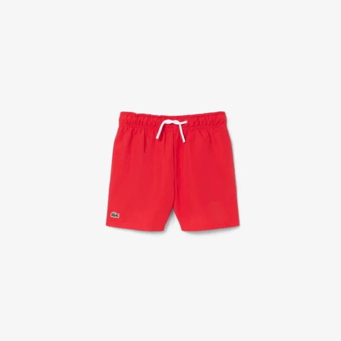 Einfarbige gefütterte Retroshorts