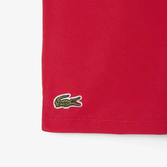 Einfarbige, gefütterte Retroshorts
