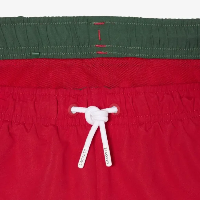 Einfarbige, gefütterte Retroshorts