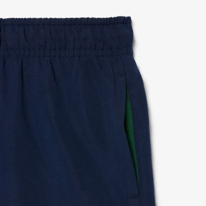 Einfarbige gefütterte Retroshorts
