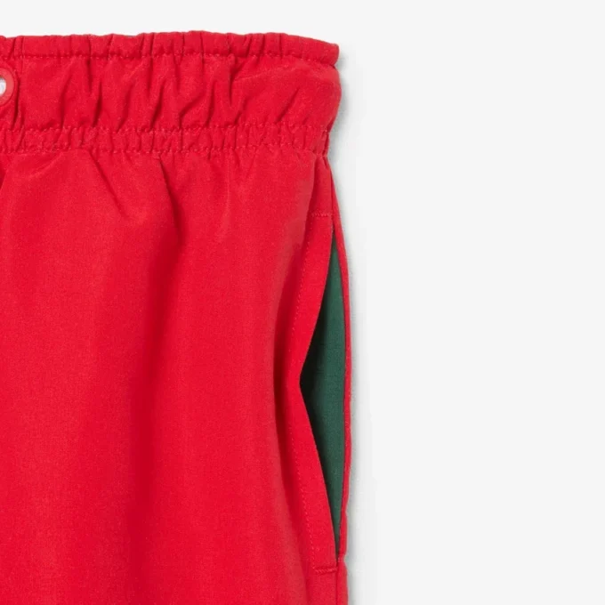 Einfarbige gefütterte Retroshorts