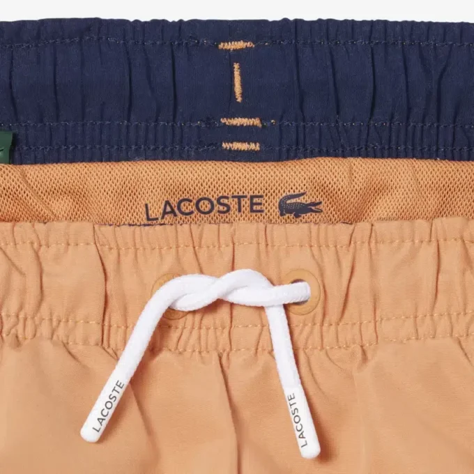 Einfarbige gefütterte Retroshorts