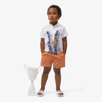 Einfarbige Retroshorts
