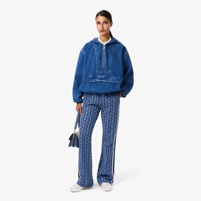 Flared-Sweathose für Damen mit Monogramm