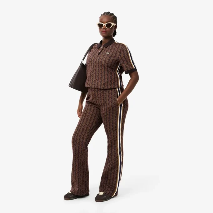 Flared-Sweathose für Damen mit Monogramm