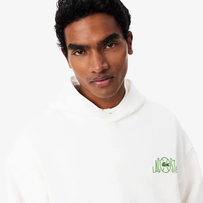 Fleece-Hoodie mit Mehrfachdruck