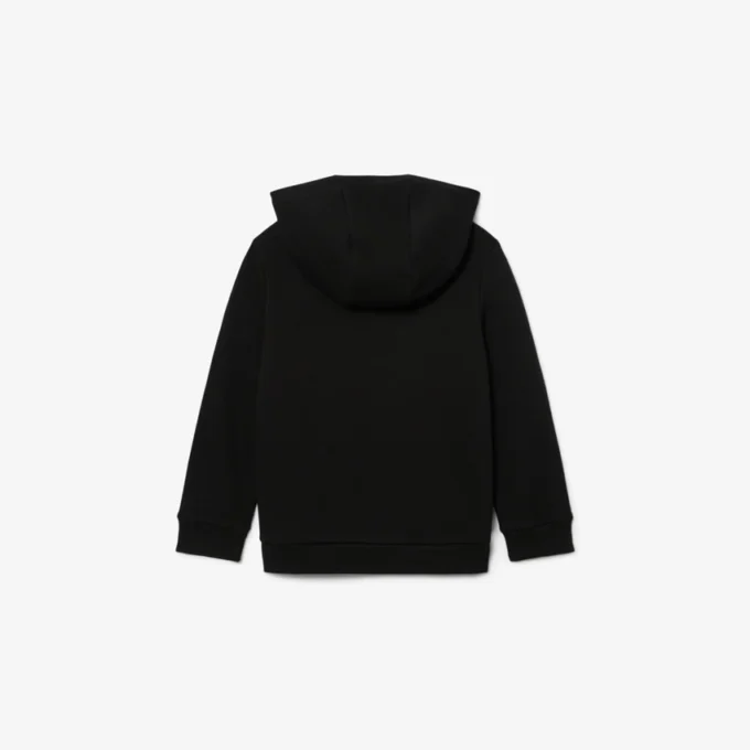 Fleece-Hoodie mit Stickerei