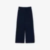 Fleece-Jogginghose für Mädchen mit ausgestelltem Bein