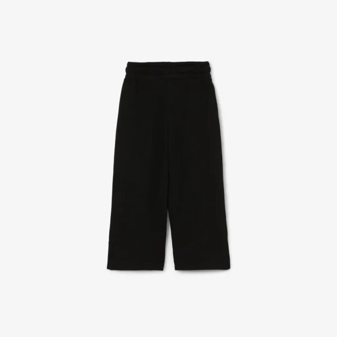 Fleece-Jogginghose für Mädchen mit ausgestelltem Bein