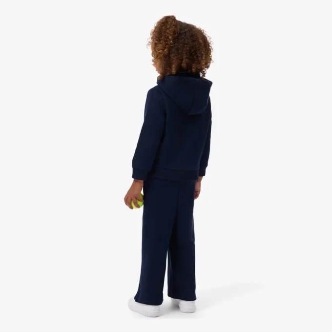 Fleece-Jogginghose für Mädchen mit ausgestelltem Bein