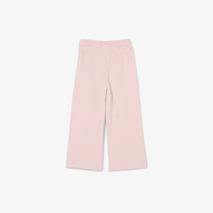 Fleece-Jogginghose für Mädchen mit ausgestelltem Bein